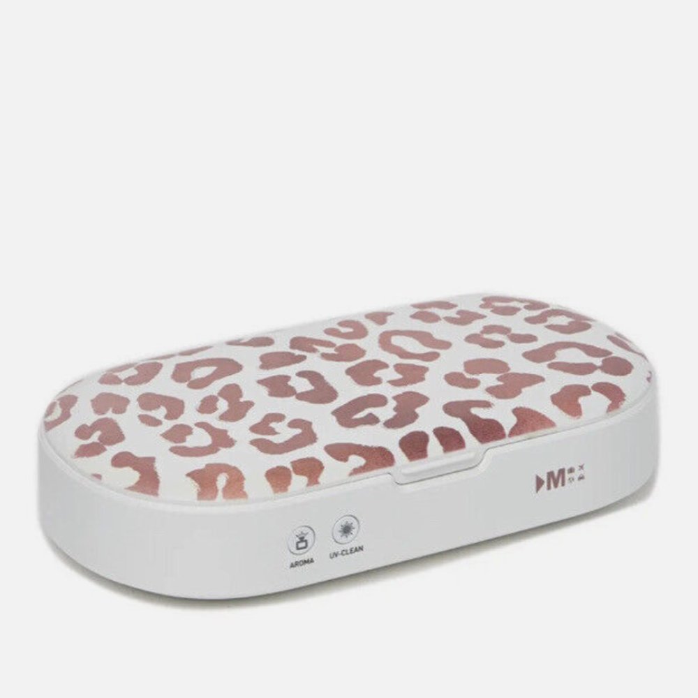 Mytagalongs UV Sanitizer Cell Phone Kit No Time For Germs Animal Print